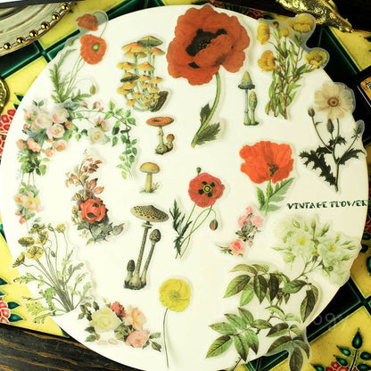 Halo Floral Vellum Stickers Pack