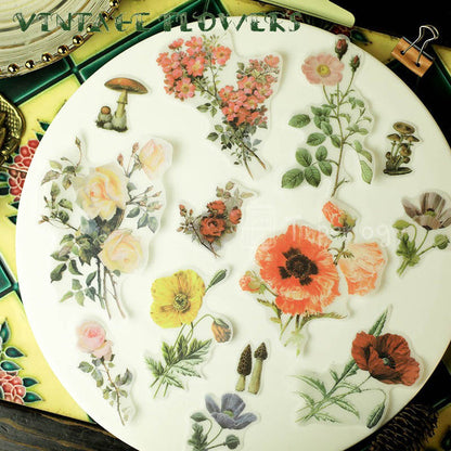 Halo Floral Vellum Stickers Pack