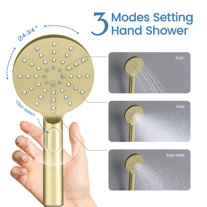 Halo Premium ABS 3 Mode Handheld Shower Head - HS100