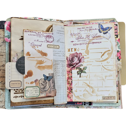 Handcrafted Journal - Eclectic Collage Journal
