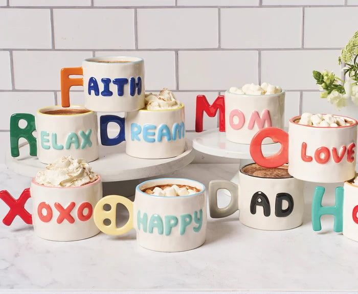 Happy Ceramic Message Mug