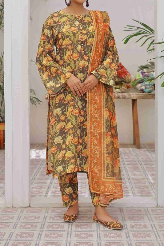 Harvest Petals UnStitched X KHUSSA (COMBO SET)