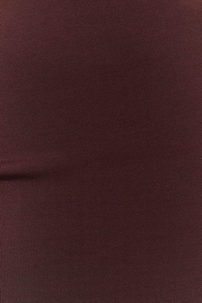 Haven Slinky Twist Midi Skirt - Chocolate