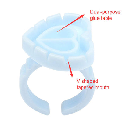 Heart Shaped Glue Rings image 1