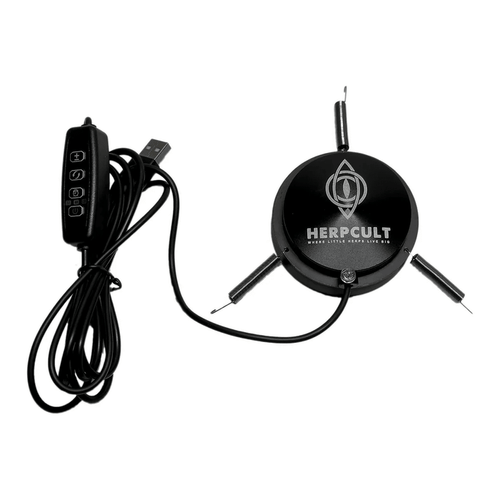 Herpcult Mini Led UVA/UVB Light Fixture with Light Mode/Timer Controller:Jungle Bob's Reptile World