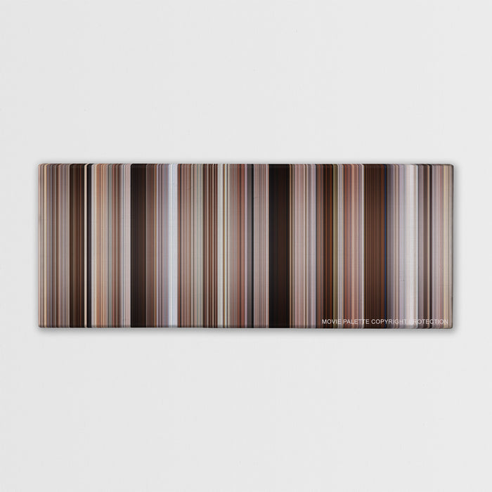 Hitch color palette canvas print: thousands of thin vertical stripes of color
