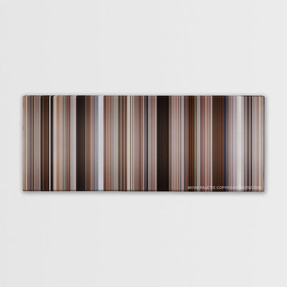 Hitch color palette canvas print: thousands of thin vertical stripes of color