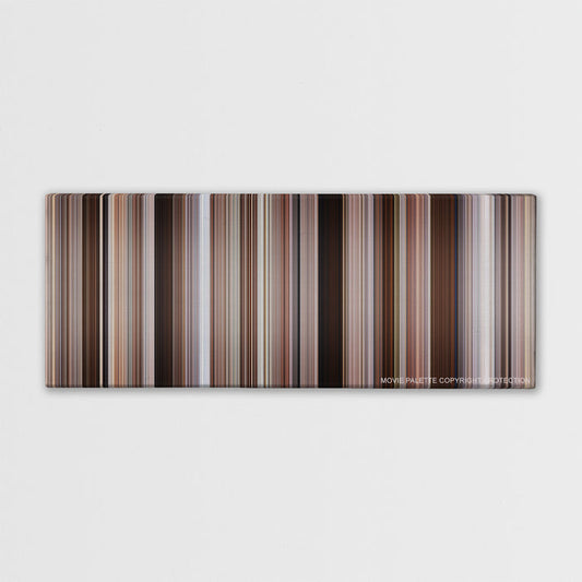 Hitch color palette canvas print: thousands of thin vertical stripes of color