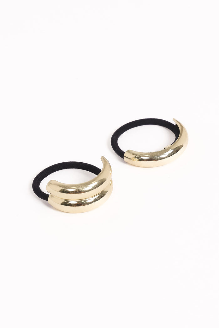 Petal and Pup USA ACCESSORIES Hollis Hair Cuff Set - Gold One Size