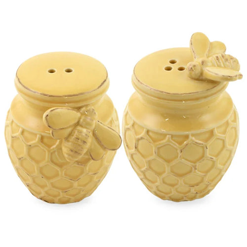 Honeycomb Redux Salt and Pepper Shakers