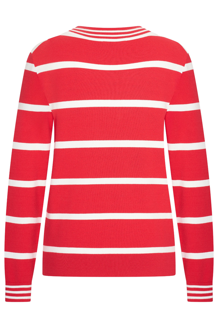 HV Society HVSBella Red Jumper red and white striped knit design shop HV Society at Dotique online store