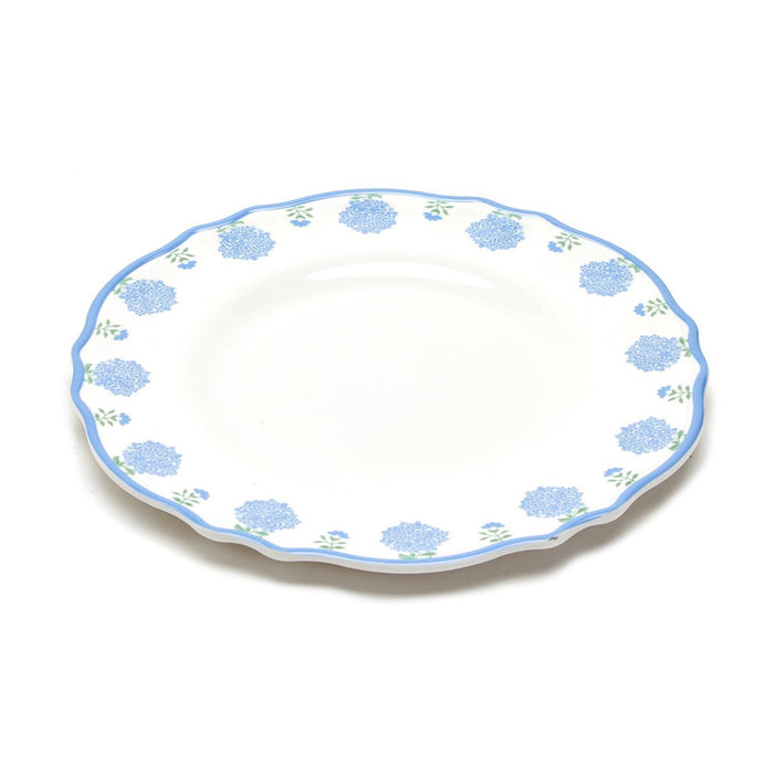 Hydrangea Melamine Dinner Plate