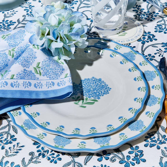 Hydrangea Melamine Dinner Plate