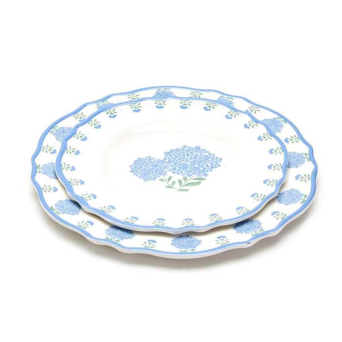 Hydrangea Melamine Dinner Plate
