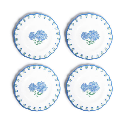 Hydrangea Melamine Salad/Dessert Plate