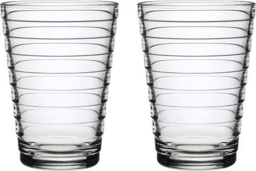 Iittala Aino Aalto Drinking Glass 33cl set of 2 clear - Soposopo