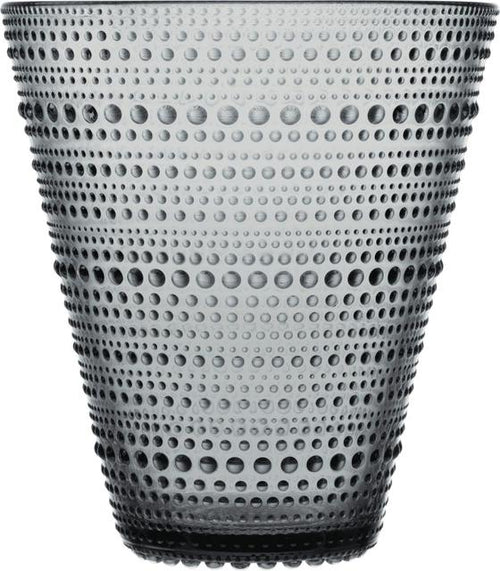 Iittala Kastehelmi Vase 15.5cm grey - Soposopo