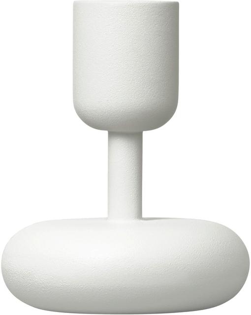 Iittala Nappula Candleholder 107mm white - Soposopo
