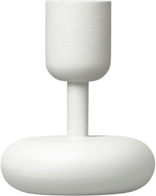 Iittala Nappula Candleholder 107mm white - Soposopo