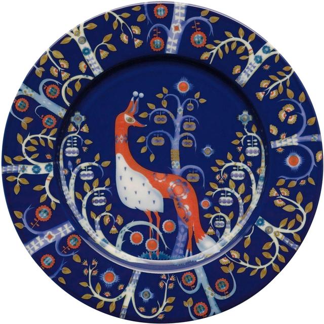 Iittala Taika Flat Plate 22cm blue - Soposopo