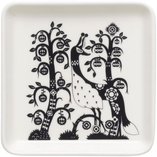 Iittala Taika Square Plate 12x12cm black - Soposopo