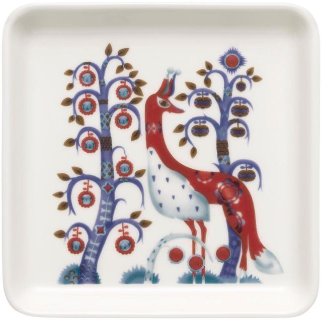 Iittala Taika Square Plate 12x12cm white - Soposopo
