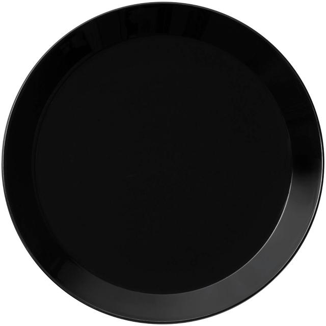 Iittala Teema Flat Plate 21cm black - Soposopo