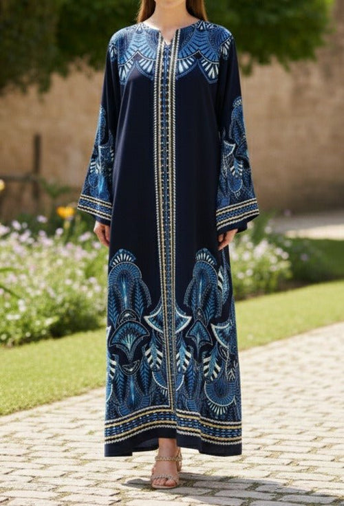 Indigo Royale kaftan