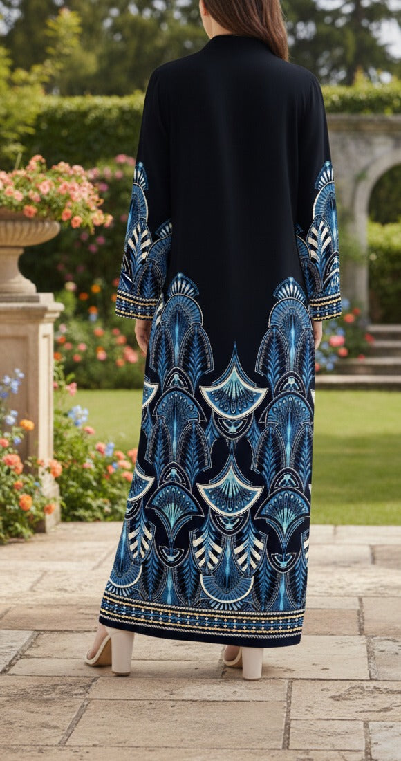 Indigo Royale kaftan