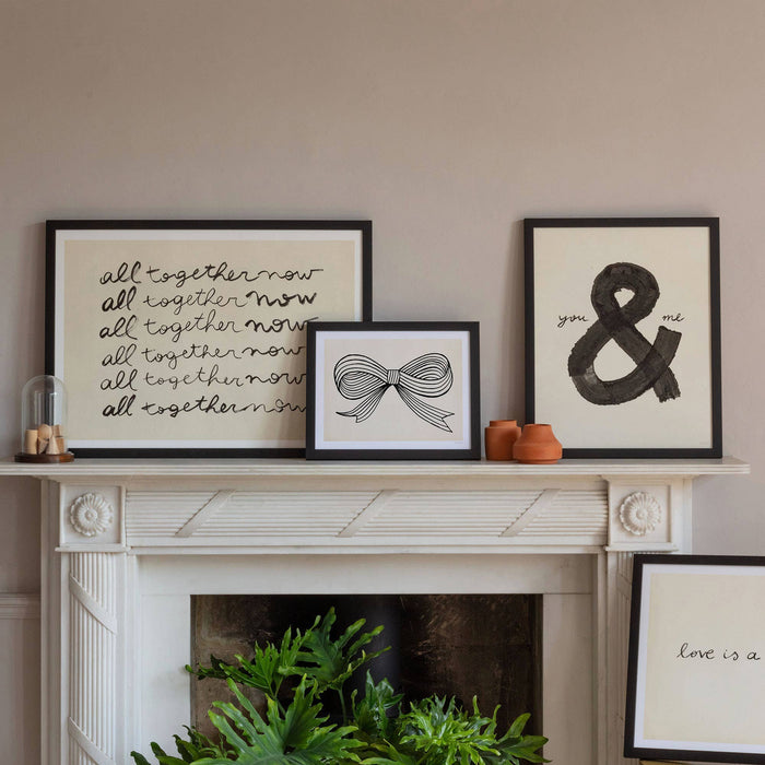 Ink Bow Print
