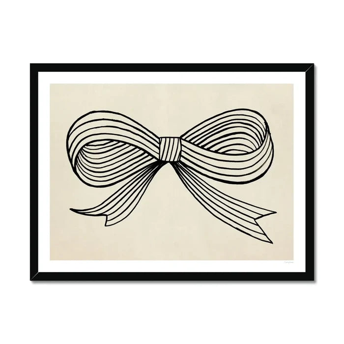 Ink Bow Print