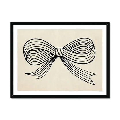 Ink Bow Print