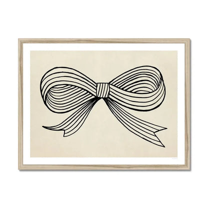 Ink Bow Print
