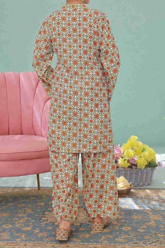 Ivory Garden (Farsh Shalwar) Stitched X KHUSSA (COMBO SET)
