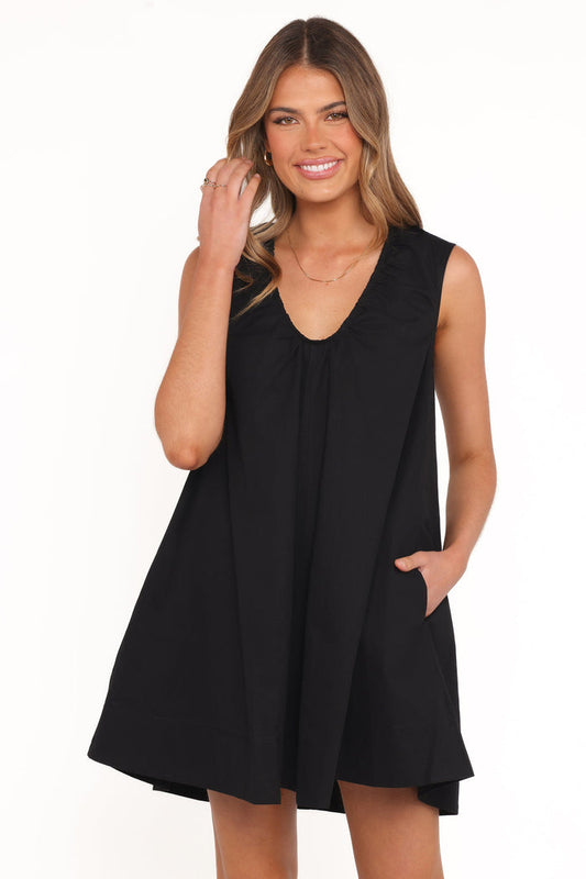 Petal and Pup USA DRESSES Jorah Mini Dress - Black