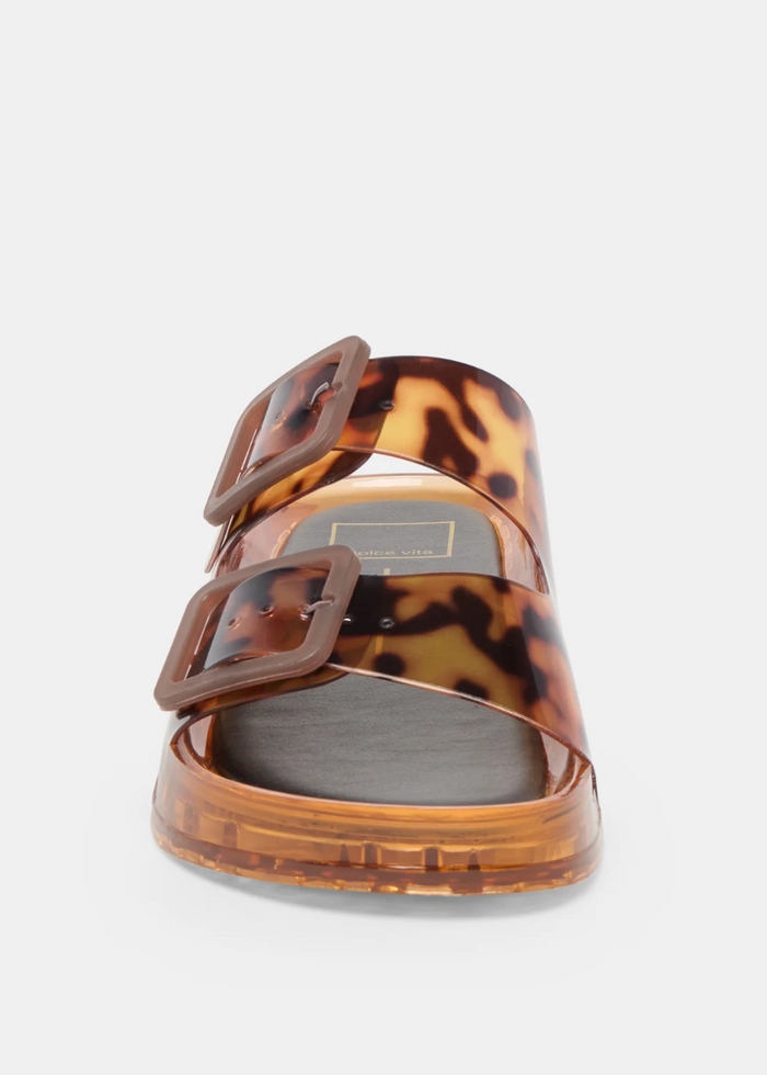 Julio Tortoise Vinyl Sandal