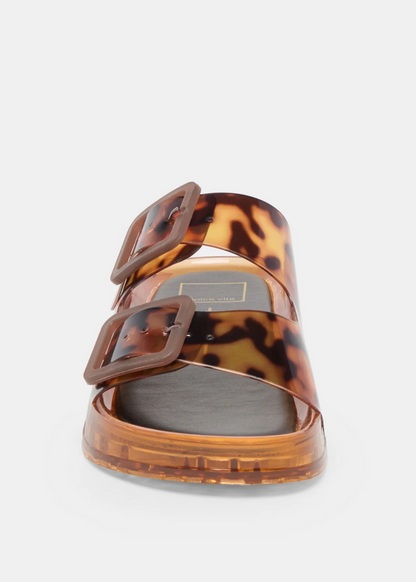 Julio Tortoise Vinyl Sandal