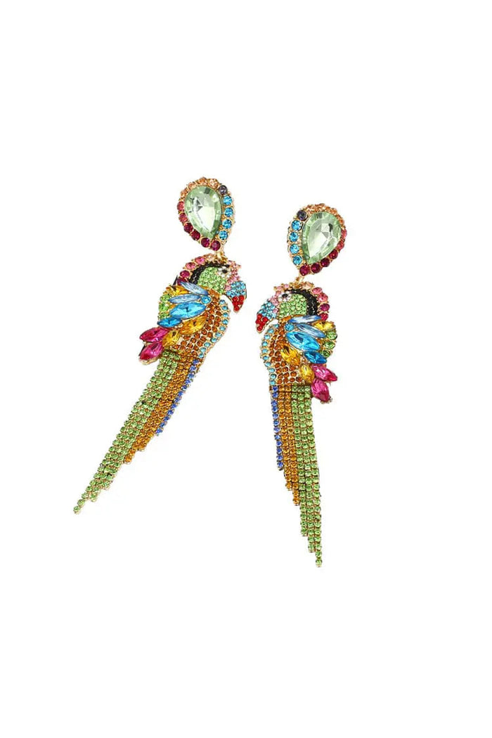Kaizen Parrot Diamante Earrings