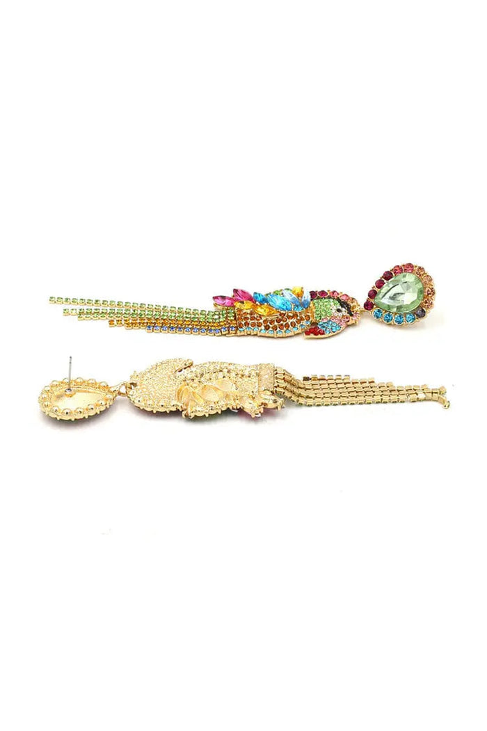 Kaizen Parrot Diamante Earrings