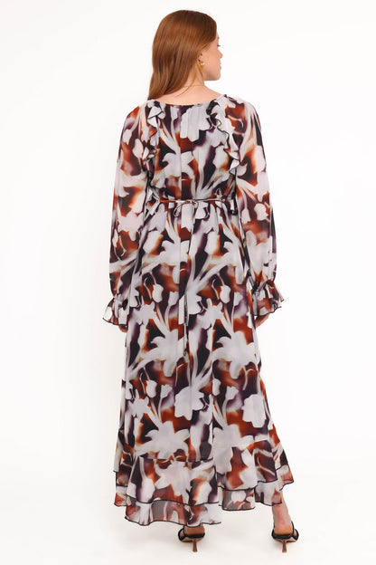Petal and Pup USA DRESSES Kasey Maxi Dress - Blurred Floral