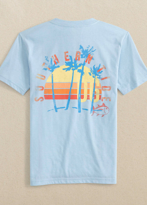 Kids Sunset Palms Short Sleeve T-Shirt