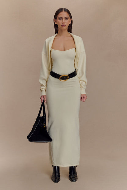 Kingston Knit Maxi Dress - Ivory