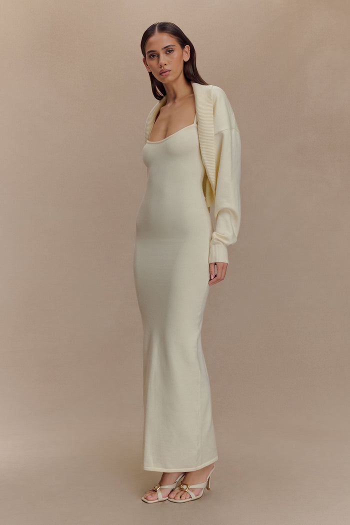 Kingston Knit Maxi Dress - Ivory