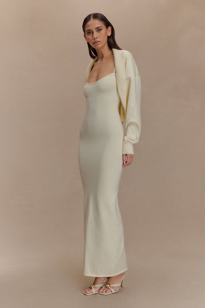 Kingston Knit Maxi Dress - Ivory