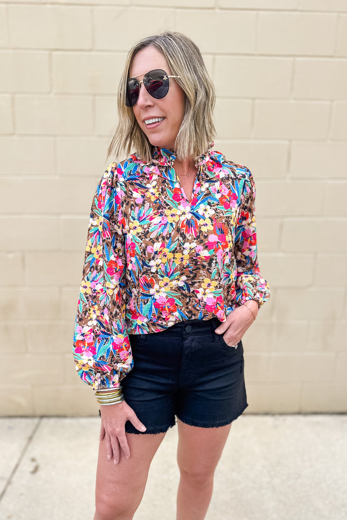 KUT: Jane High Rise Long Short Frayed Hem - Black - B Social Boutique