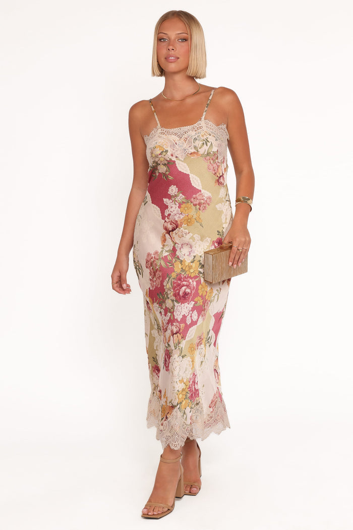 Petal and Pup USA DRESSES Laken Maxi Dress - Patchwork Floral