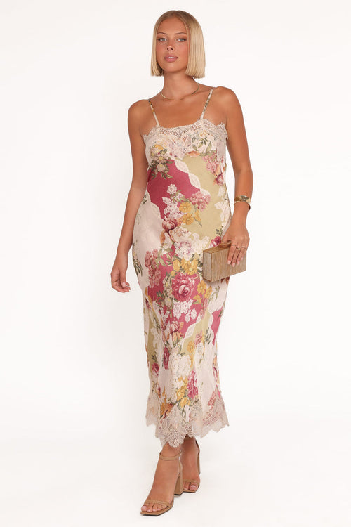 Petal and Pup USA DRESSES Laken Maxi Dress - Patchwork Floral