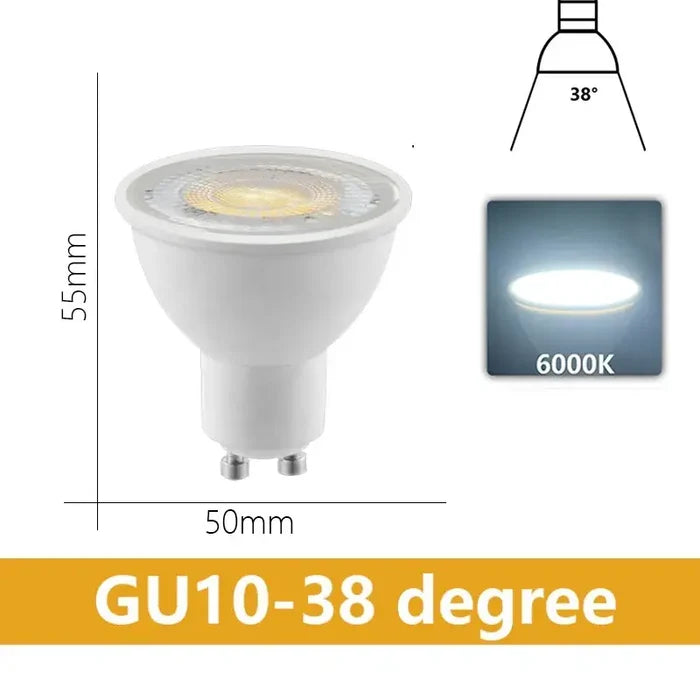 38 6000K / AC220-240V / 10 pcs | 5w