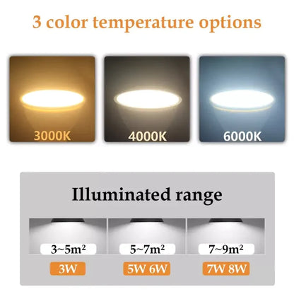 3w led downlighter with remote control
