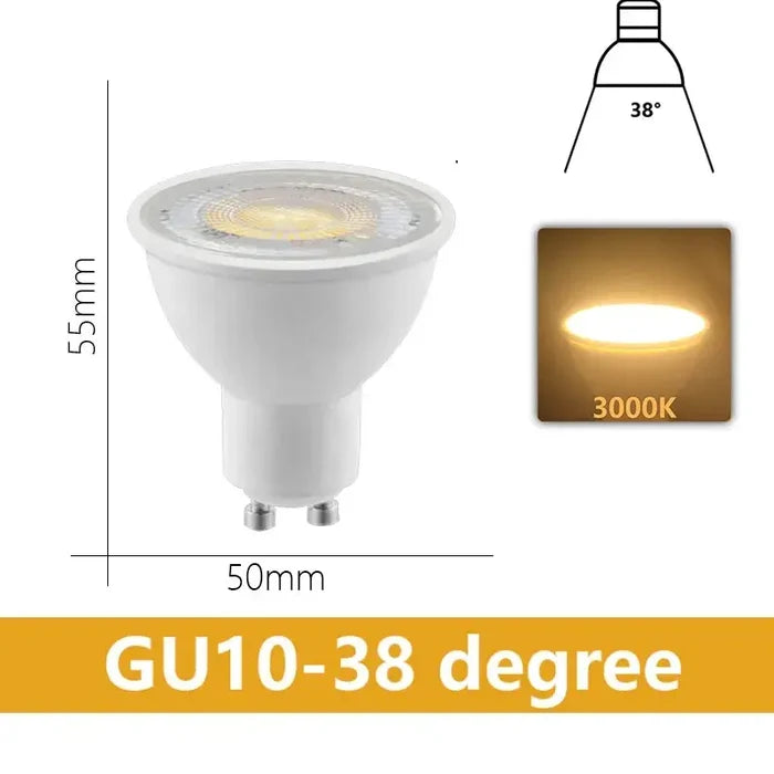 38 3000K / AC220-240V / 10 pcs | 5w